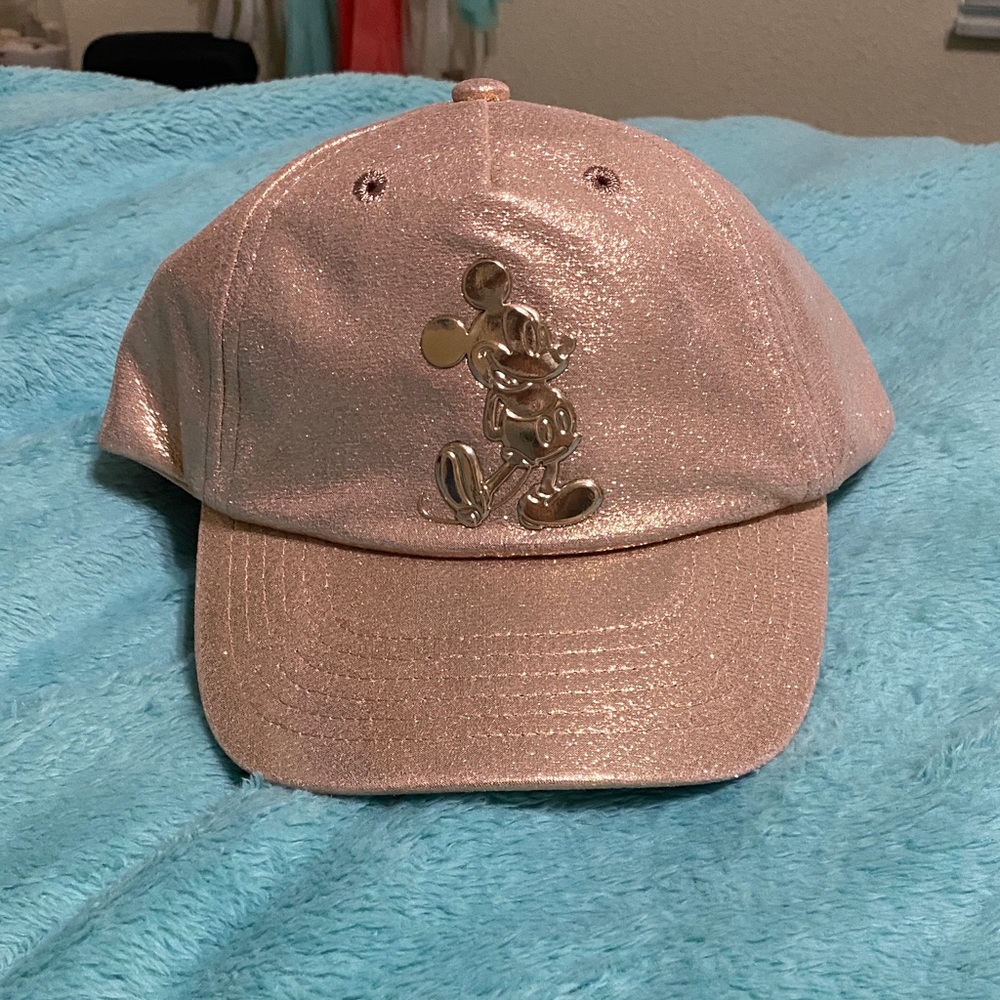 Disney Metallic Rose Gold Toddler Cap